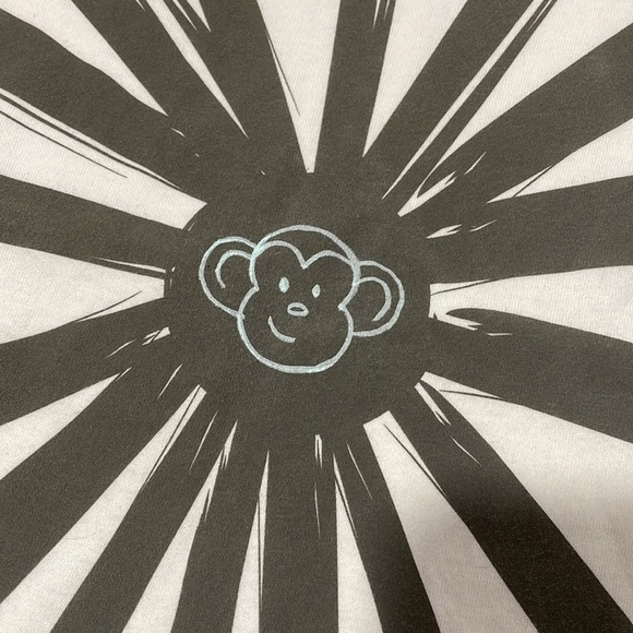 NWT Vintage Aeropostale Boyfriend Tee Monkey T-Shirt *Super Rare *M - Picture 2 of 4